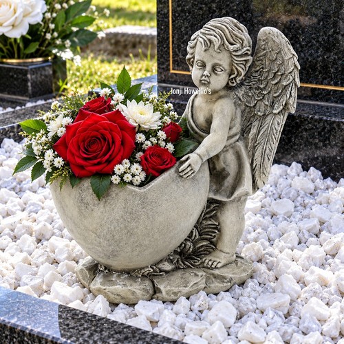 Memorial vase pot ornament - memorial,