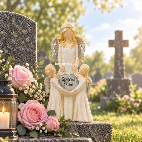 Memorial angel ornament mum - memorial,