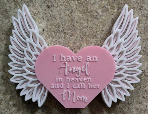 Mom memorial plaque angel - plaque,