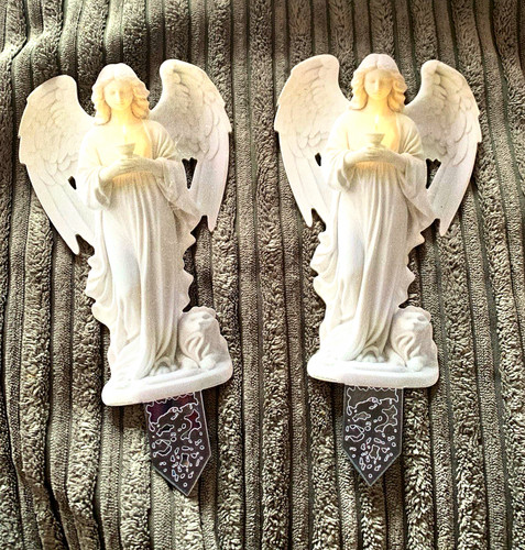 White angel memorial grave - angel,