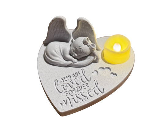 Angel baby girl memorial - girl,