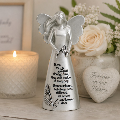 Memorial angel figurine - memorial, in