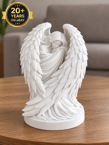 Guardian angel statue - angel,