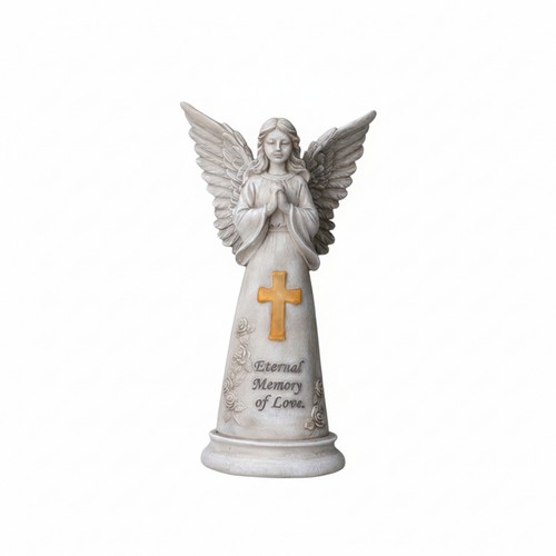 Praying angel memorial light - memorial,