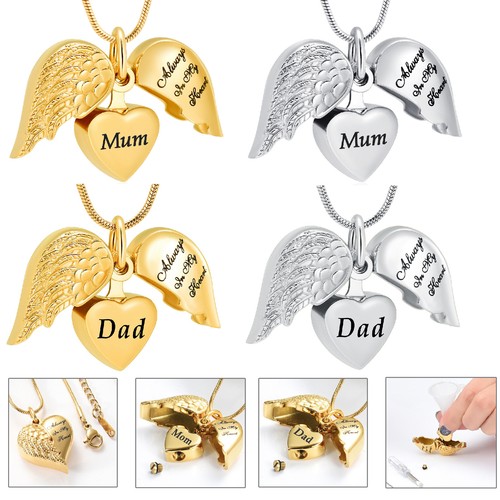 Openable angel wing heart - openable,