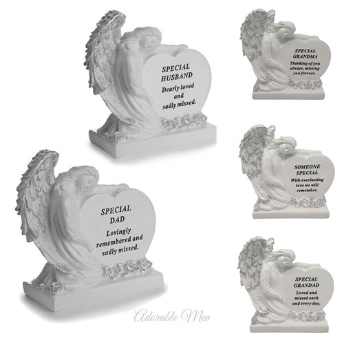 White angel leaning - white,