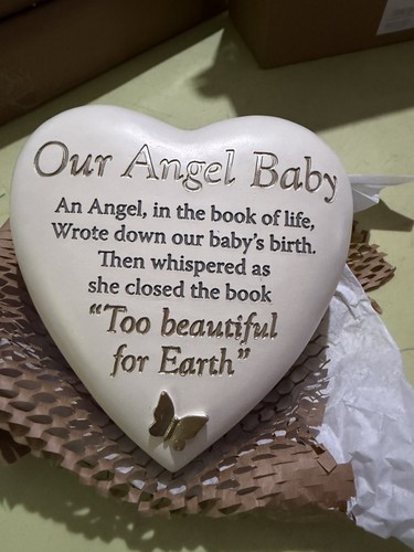 Grave heart memorial stone - grave's,