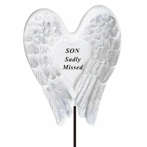 Sadly missed son - missed,