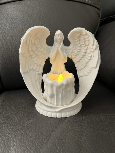 Grave side memorial angel led - grave,