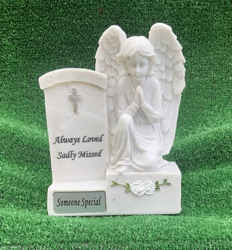 Angel headstone for someone - angel,