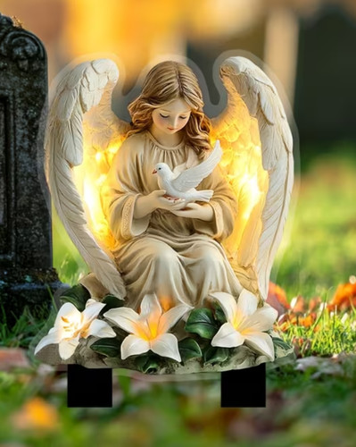 Acrylic flat angel - angel, memorial