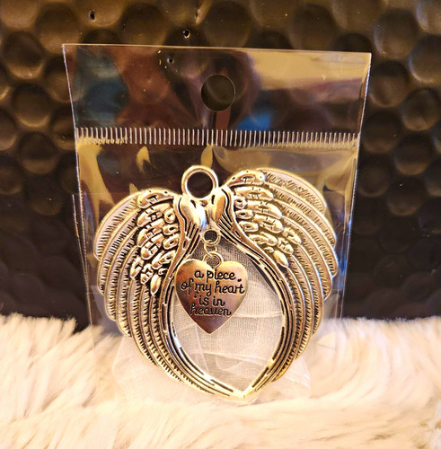Silver angel wings - silver,