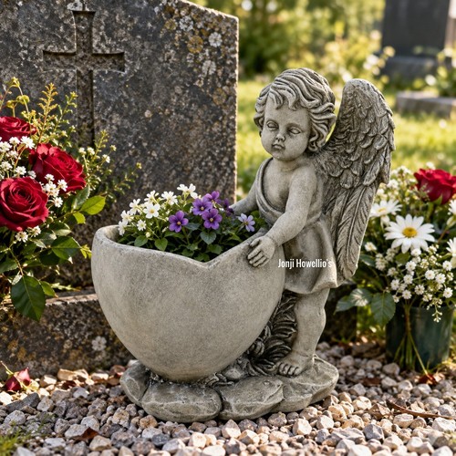 Memorial vase pot - vase, ornament
