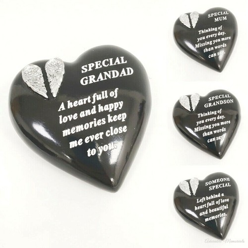 Love heart memorial stone - love,