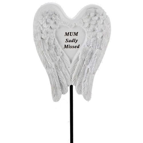 Sadly missed mum angel wings - missed,