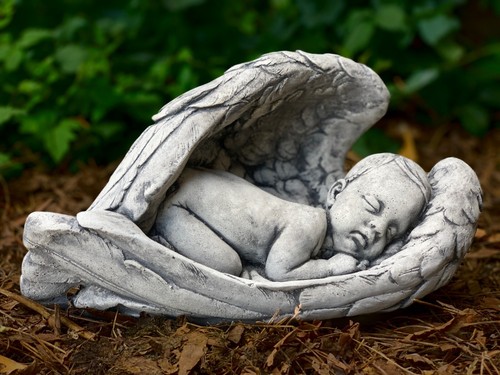 Memorial angel statue stone - angel,