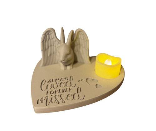 Angel rabbit memorial - angel, –