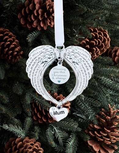 Angel wings pendant memorial - pendant,