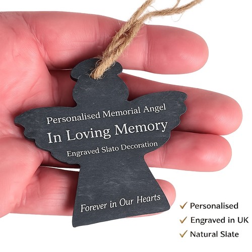 Personalised memorial angel - personalised,