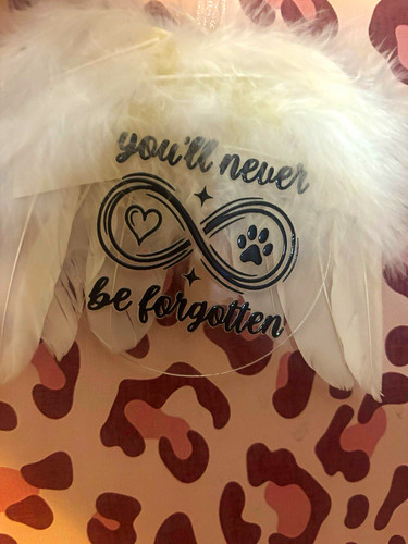 Dog memorial hanging - memorial,