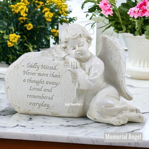 Memorial angel ornament - memorial,