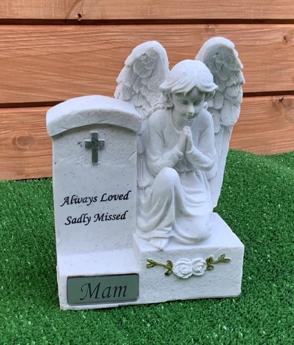 Angel headstone for mam - headstone,