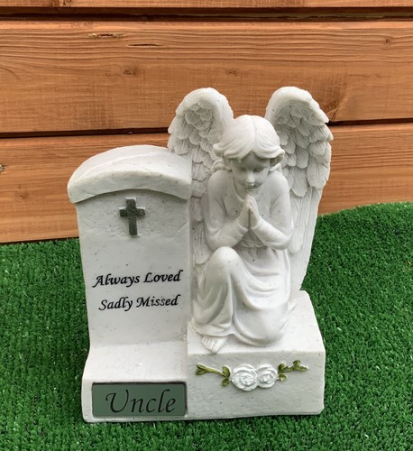 Angel headstone for uncle - by,