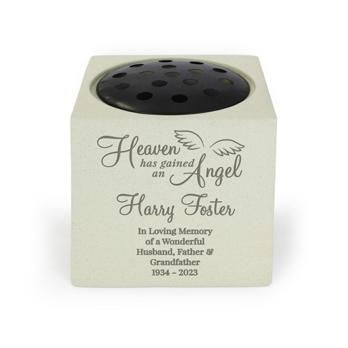 Memorial vase angel - vase,