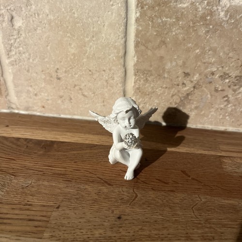 White memorial funeral - memorial, cherub