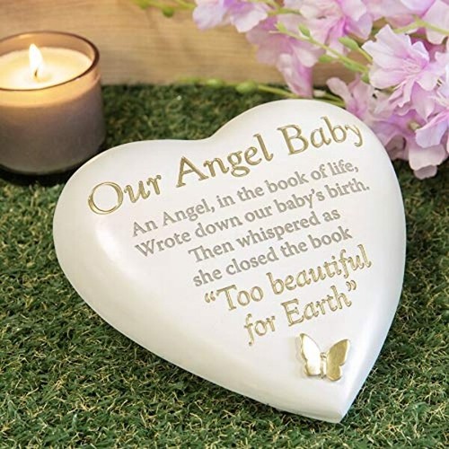 Graveside heart memorial - graveside,