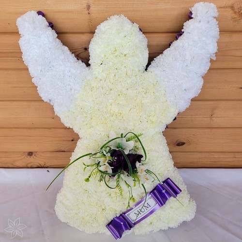 Large angel funeral flowers - large,