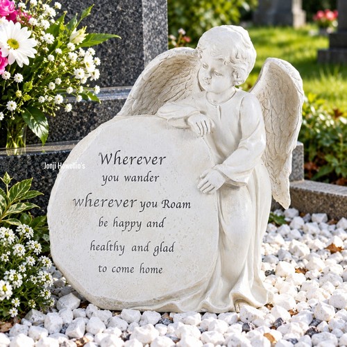 Memorial angel grave - memorial, ornament