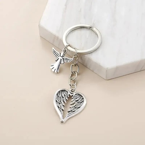 Guardian angel charm feather - charm,