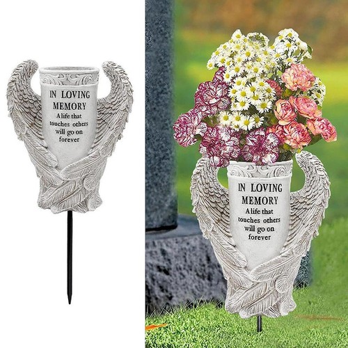 Cemetery grave flower vase - grave,